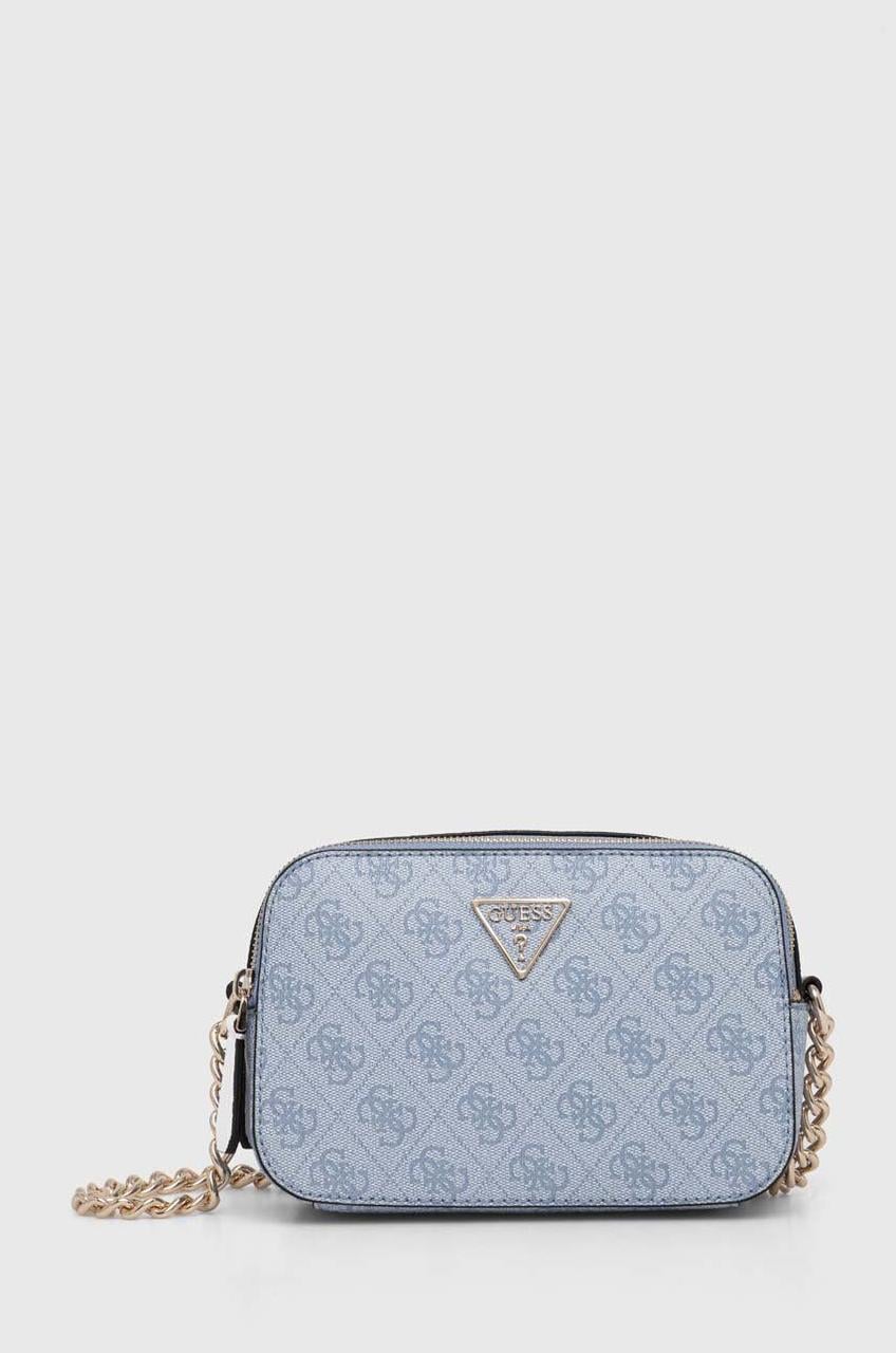 Женская сумка кросс-боди Guess Noelle Quattro G Camera Crossbody Голубой (2364537902) Женская сумка кросс-боди Guess Noelle Quattro G Camera Crossbody Голубой (2364537902)