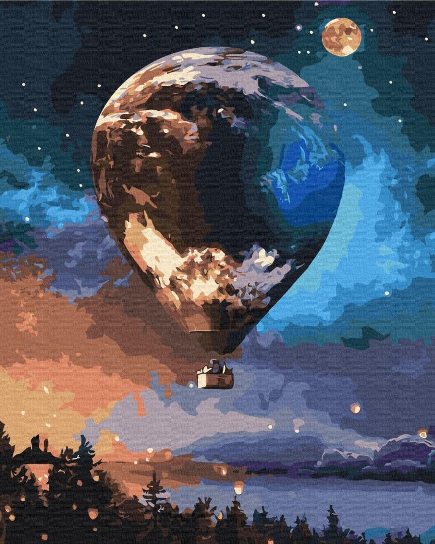 Картина по номерам Brushme Звездный шар 40x50 см (BS43588)