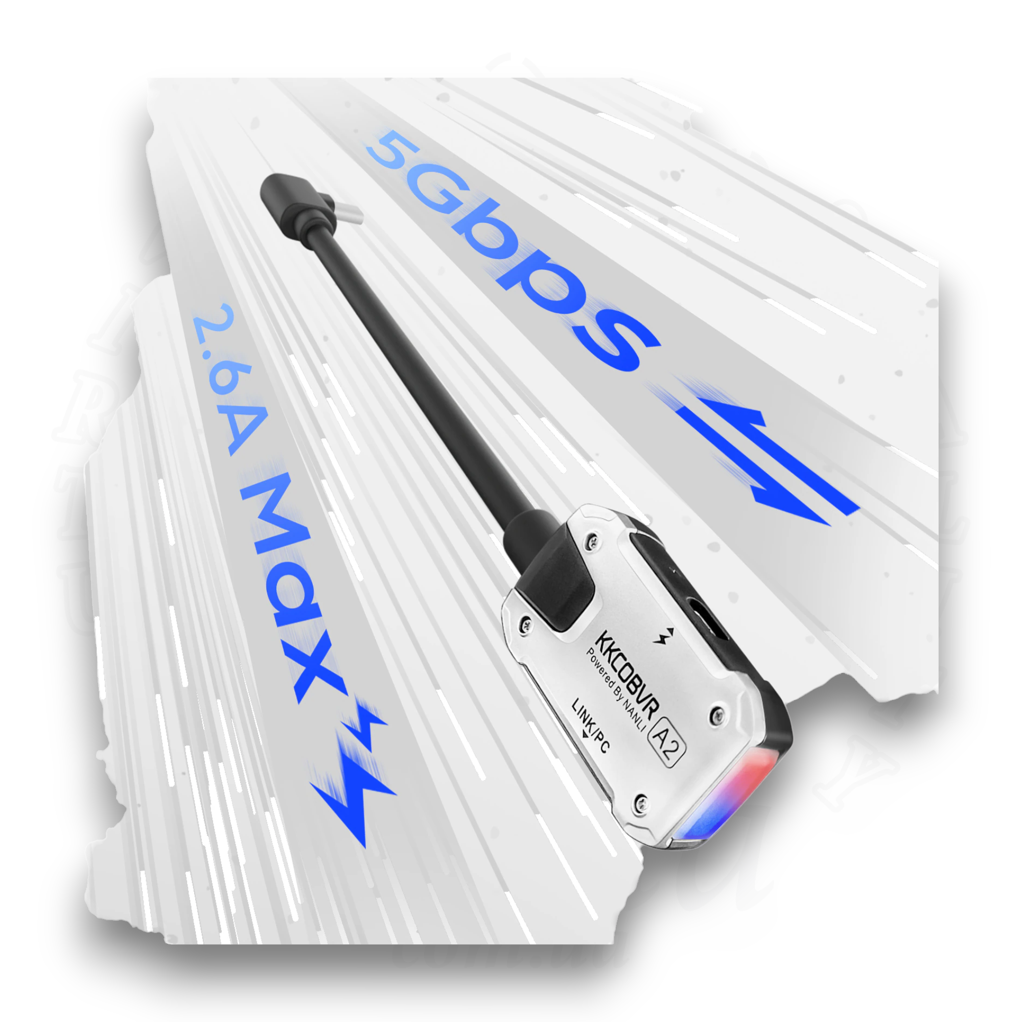 Адаптер стабілізатор передачі даних KKCOBVR A2 для Meta Quest 1/2/3/PRO (ACS-ASPDA2) - фото 5 Адаптер стабілізатор передачі даних KKCOBVR A2 для Meta Quest 1/2/3/PRO (ACS-ASPDA2) - фото 5