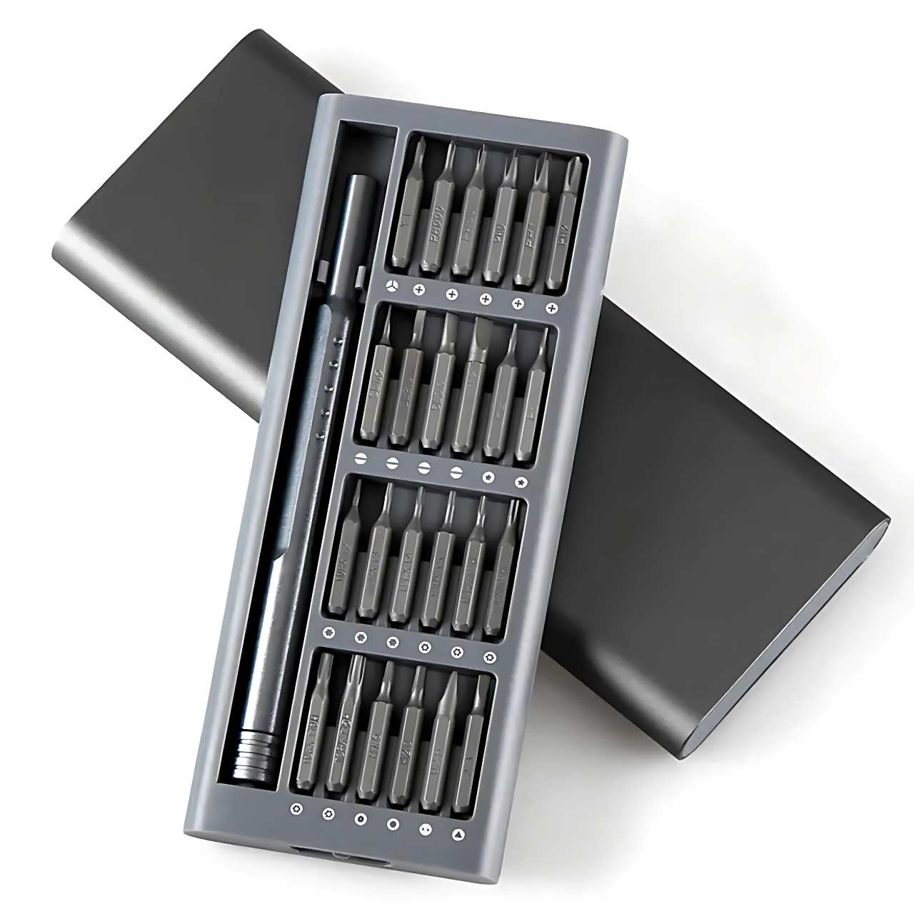 Набір універсальний викруток з магнітною основою 24в1 Сірий (3142893597)