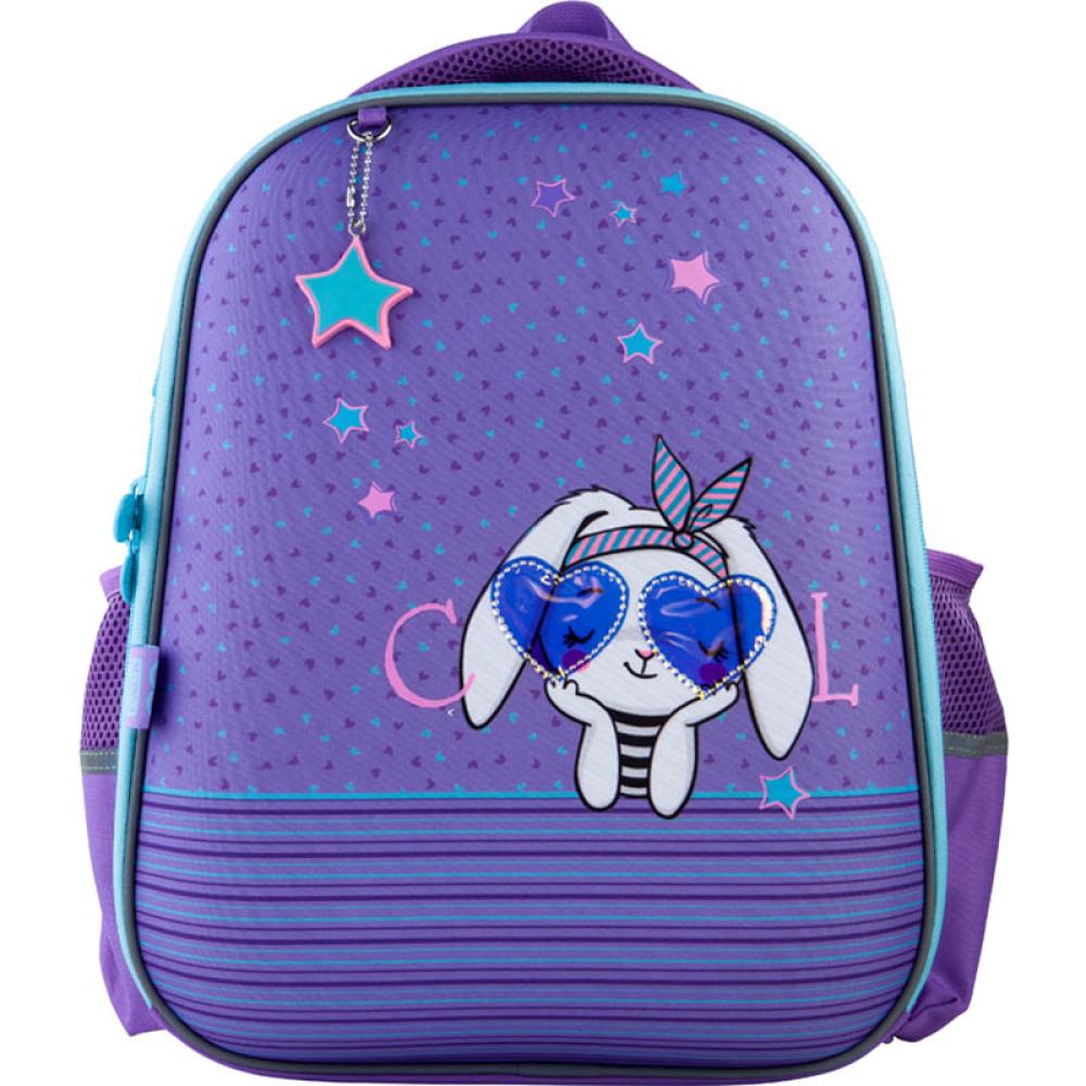 Рюкзак для школы GoPack Education 165-3 Cool bunny полукаркасный (GO21-165M-3)