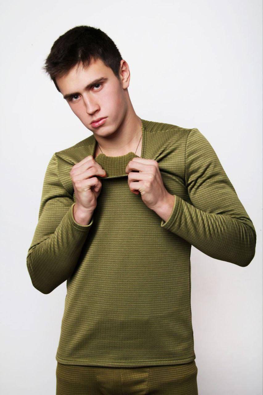 Термобілизна чоловіча вафельна 8123 L Зелений (12782378) - фото 3 Термобілизна чоловіча вафельна 8123 L Зелений (12782378) - фото 3