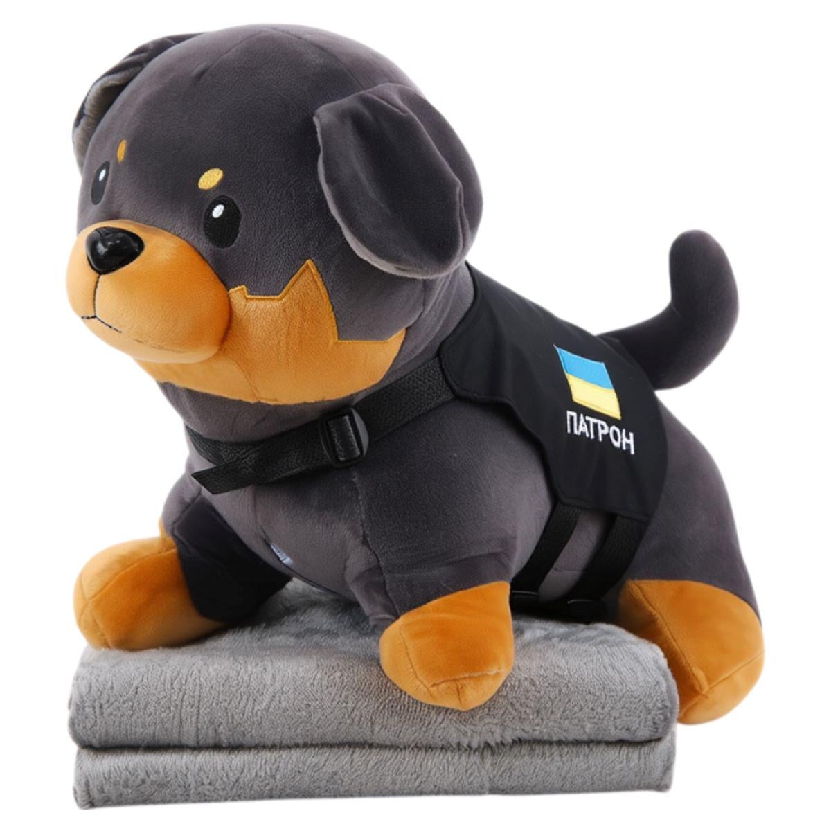 Игрушка-подушка 3в1 Colorful Home Пес Патрон с пледом 110х140 см Серый с коричневым (147-102-509-6GB) Игрушка-подушка 3в1 Colorful Home Пес Патрон с пледом 110х140 см Серый с коричневым (147-102-509-6GB)