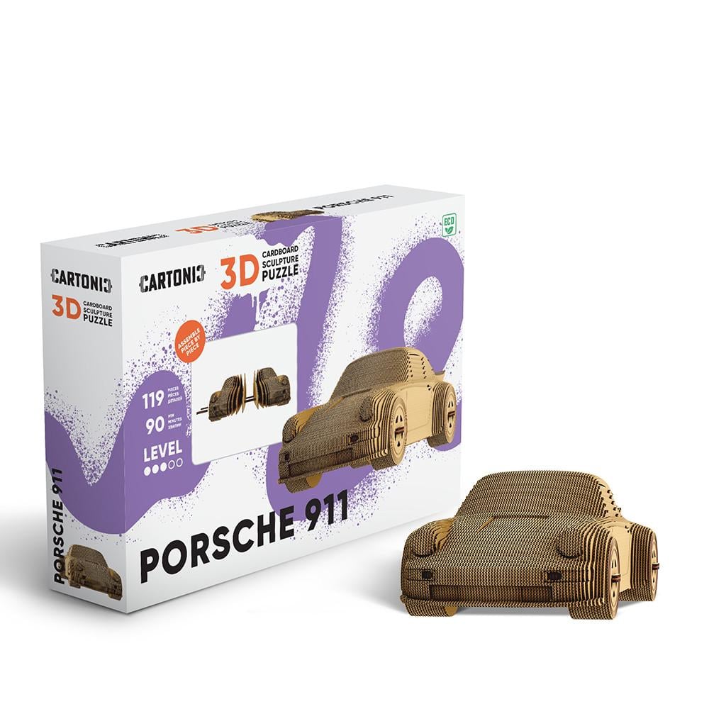 Пазл-конструктор 3D картонный Cartonic 3D Puzzle PORSCHE 911 Порше 911 (33394493)