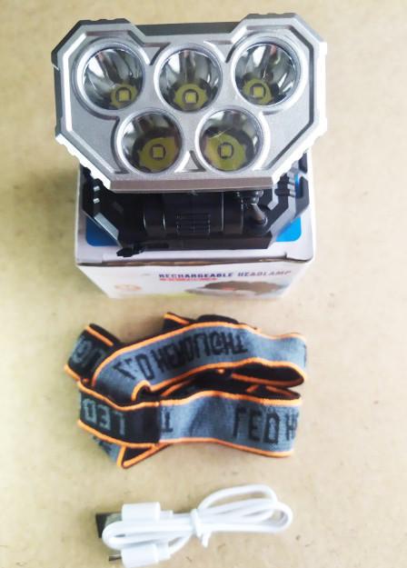 Фонарь налобный LED TJ-168-5 аккумуляторный (1753603959) - фото 3