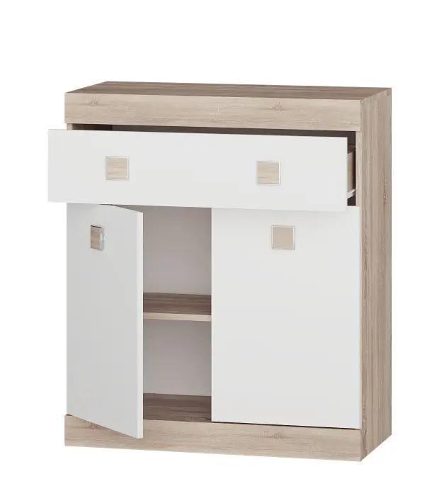 Спальня детская Эверест Соната Комплект 2 модульная 5 элементов Дуб сонома/Белый (DTM-2582) - фото 6 Спальня детская Эверест Соната Комплект 2 модульная 5 элементов Дуб сонома/Белый (DTM-2582) - фото 6