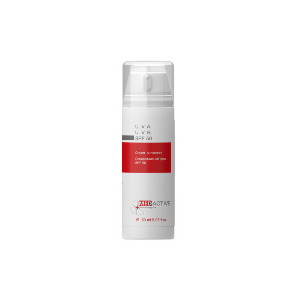 Крем сонцезахисний MedActive Cream Sunscreen U.V.A./U.V.B. SPF50 50 мл (0094)
