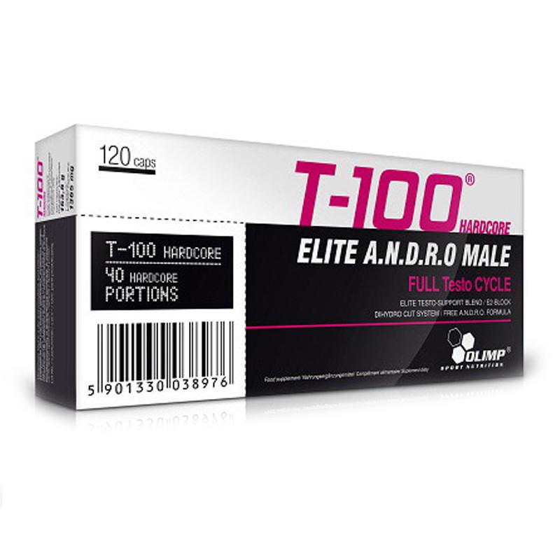 Бустер тестостерона Olimp T-100 Hardcore 120 капс. (04882-01)