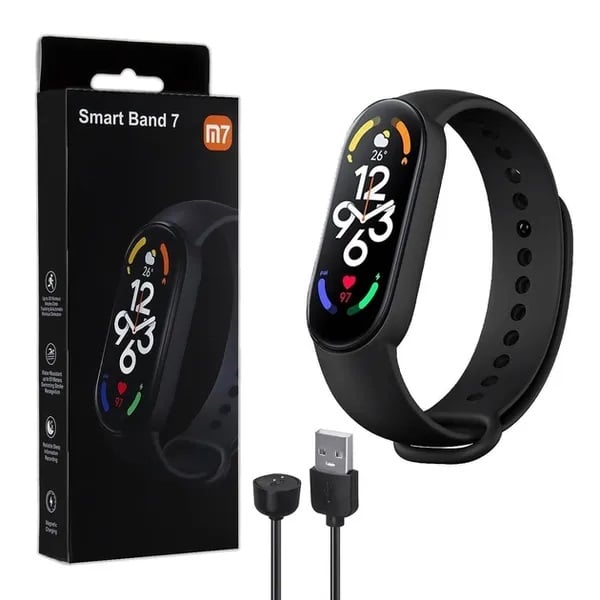 Фітнес-браслет FitPro Smart Band M7 Bluetooth 135 mAh Black (tf4622) - фото 8