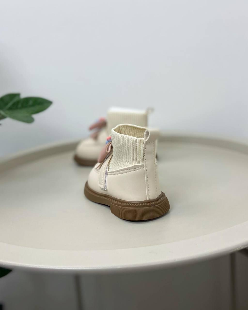 Ботинки осенние детские р. 19 Бежевый (757) - фото 5 Ботинки осенние детские р. 19 Бежевый (757) - фото 5