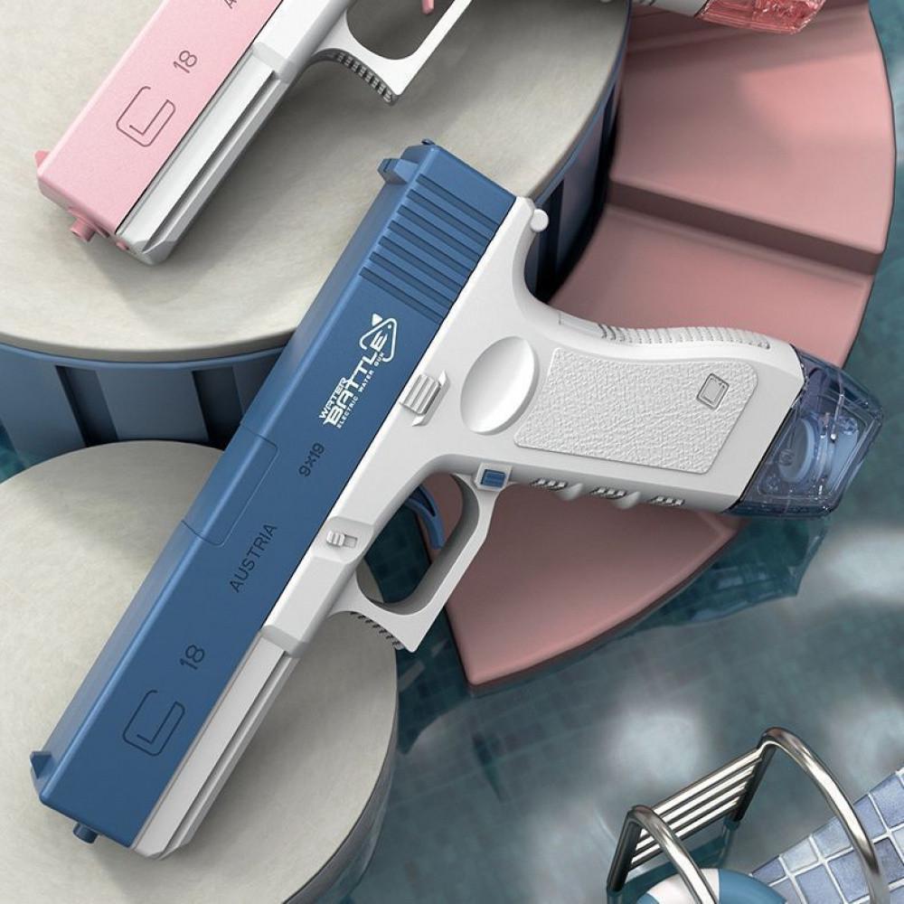 Пистолет водяной Glock Blue - фото 6