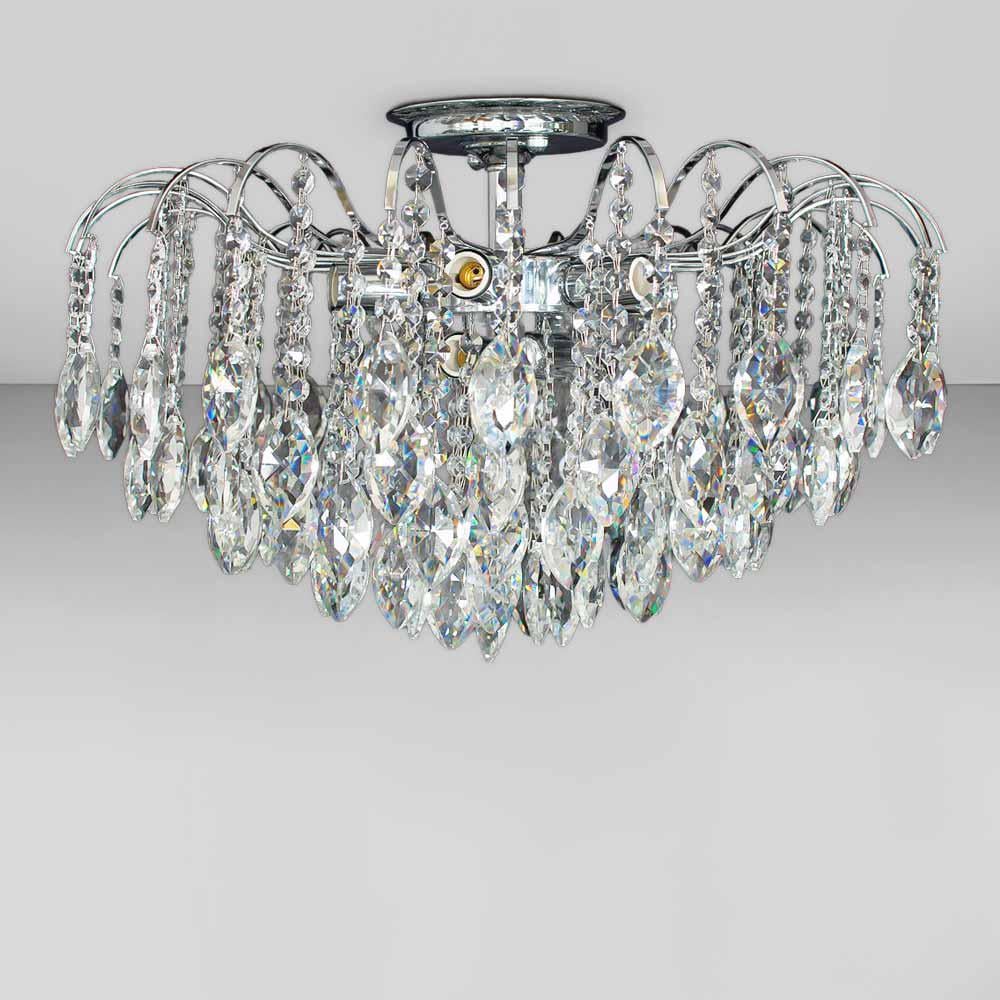 Люстра хрустальная потолочная Light House SH-17020/8 CR Хром