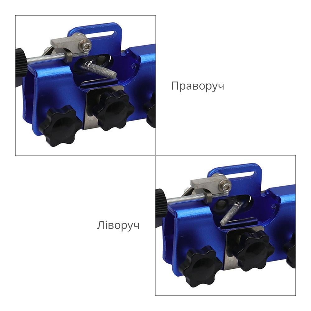 Точилка універсальна лез бензопили та електропили Синій (00260) - фото 5