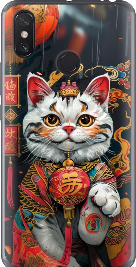 Чехол на Xiaomi Mi Max 3 China Cat v2 (6135u-1534-42517)