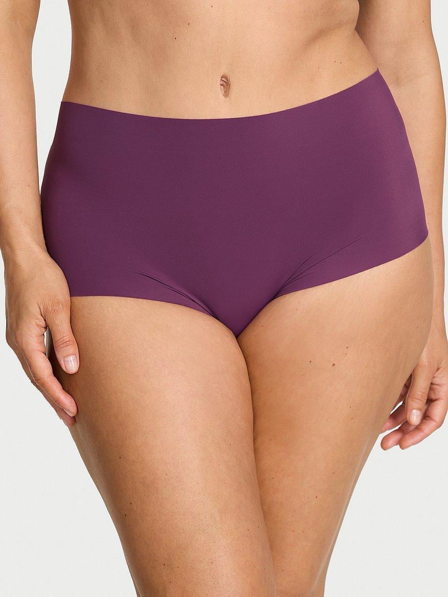 Трусики женские Victoria's Secret No-Show Plaid Mesh Modern Brief XL фиолетовые (28272797844973)