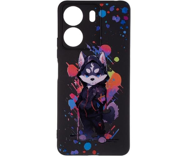 Чехол накладка Gelius Print Case UV для Xiaomi Redmi 13C, Street Husky