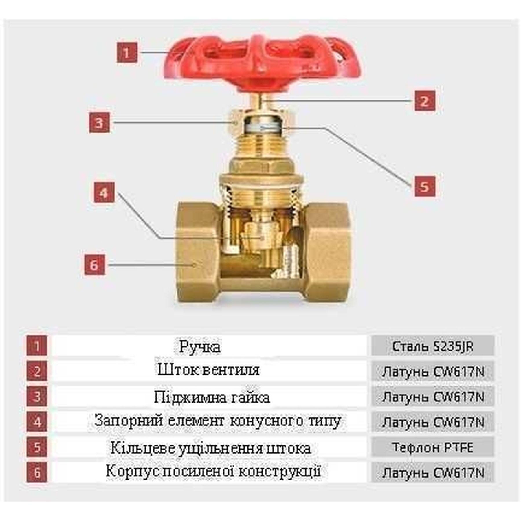 Засувка Solomon 2104 1 (000000511) - фото 4