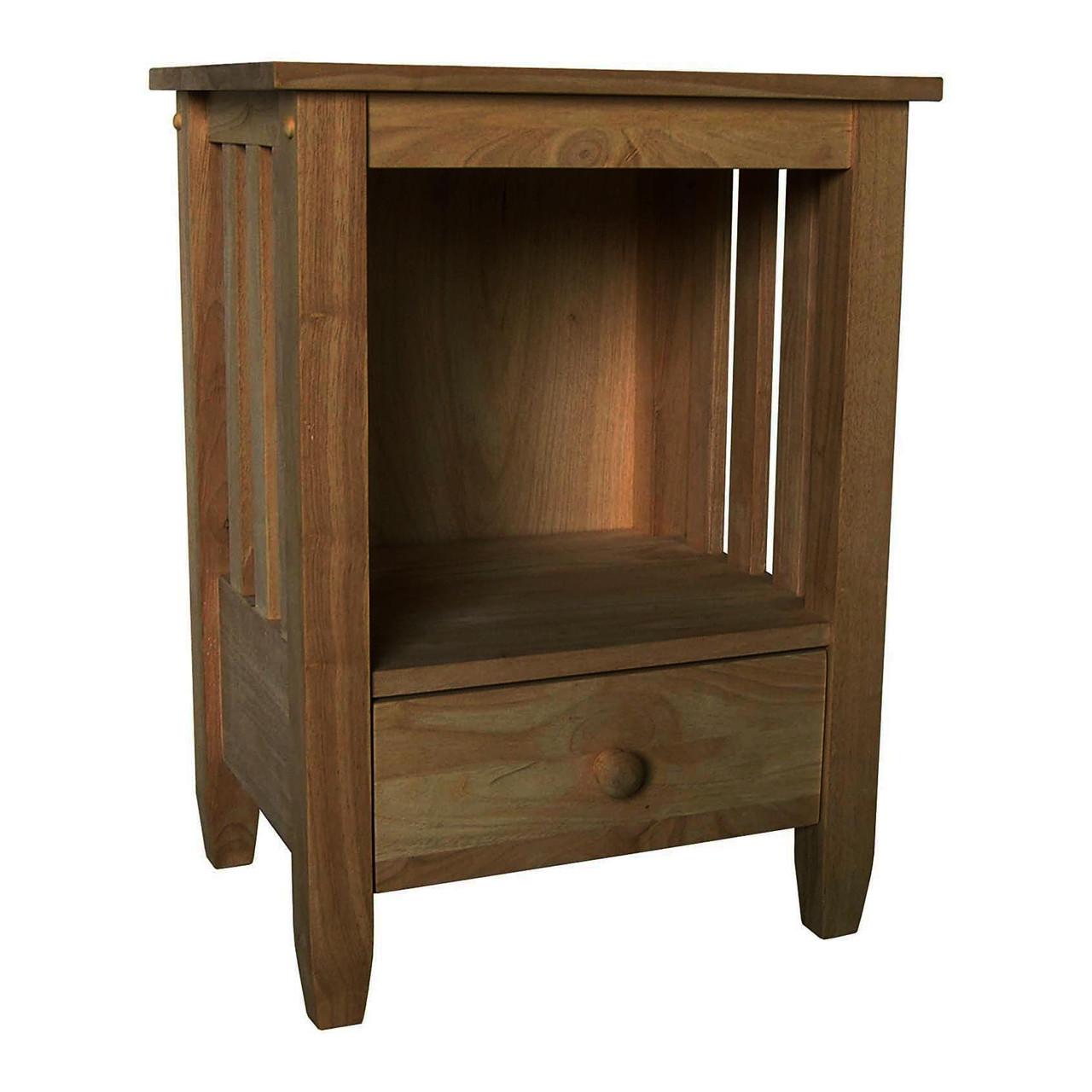 Тумба прикроватная из дерева Лекила Мускат (ПТМ-002307)