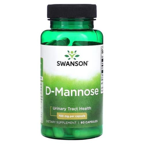 Здоровье мочевыводящих путей Swanson D-Mannose 700 мг 60 Capsules (SW1185)