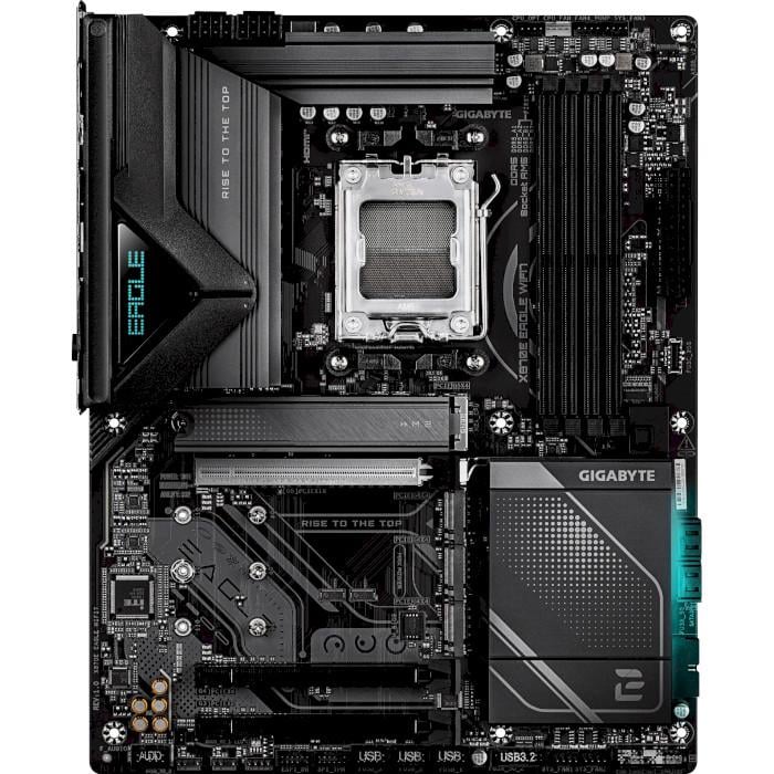Материнская плата Gigabyte X870E EAGLE WIFI7 ATX sAM5 AMD X870E 4xDDR5 4xM.2 4xSATA HDMI 2xUSB4 5GbE Black (35227020)