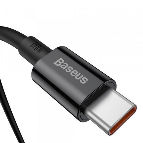 Кабель Baseus USB 2.0 Type-C M-M CATYS-B01 1 м 20V/5A 100W Dynamic Series Черный (11011728) - фото 3