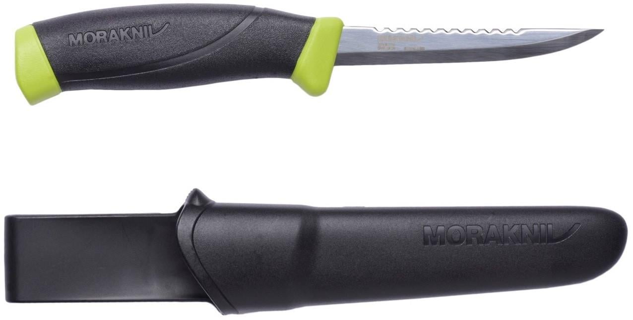 Нож рыболовный Morakniv Fishing Comfort Scaler 098 normal blade 56,5 HRC нержавеющая сталь Sandvik 12C27 98 мм Черный (1797750428)