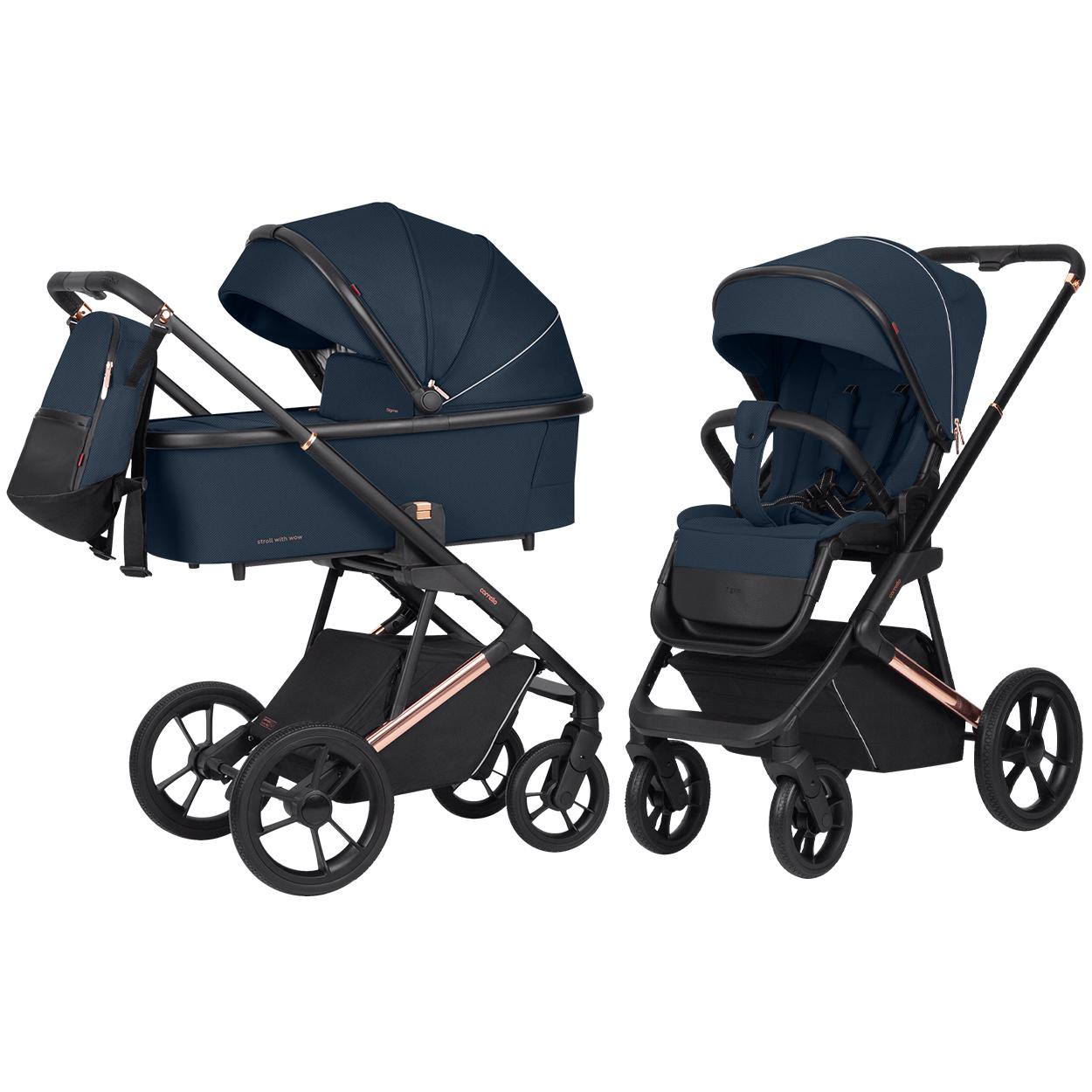 Коляска-книжка Carrello Sigma NF 2в1 Navy Blue (CRL-6509) - фото 3 Коляска-книжка Carrello Sigma NF 2в1 Navy Blue (CRL-6509) - фото 3