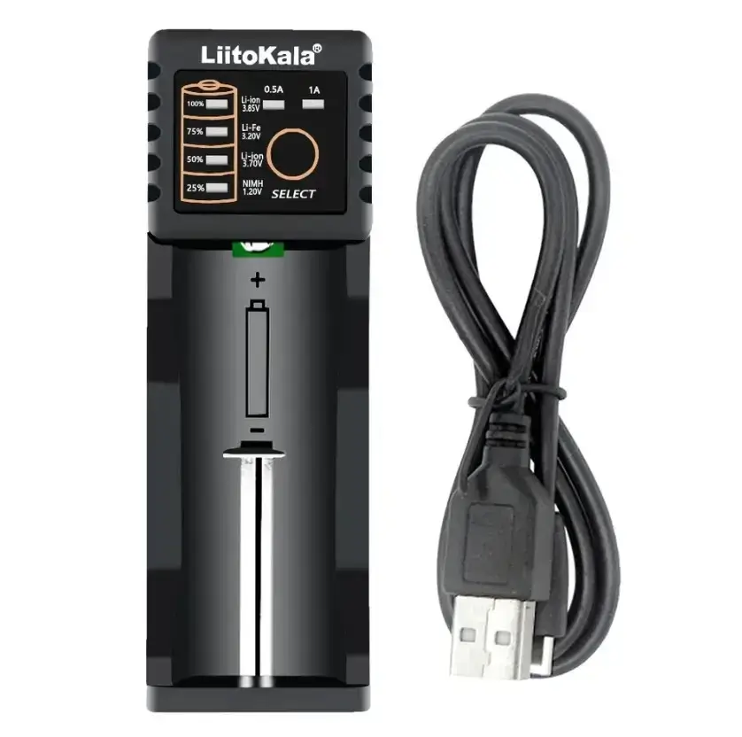 Зарядний пристрій Liitokala Lii-100 18650/26650/АА/ААА/18500 Power Bank (13131419)