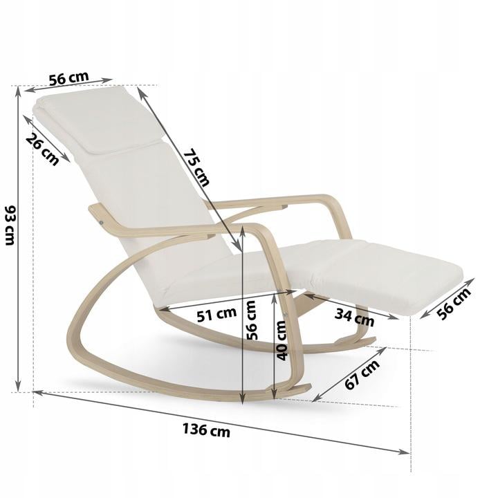 Крісло-гойдалка Sofotel Suzi Світло-сірий (280011) - фото 3 Крісло-гойдалка Sofotel Suzi Світло-сірий (280011) - фото 3
