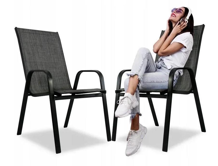 Набор садовых стульев Garden Line для улицы/дачи Серый - фото 4 Набор садовых стульев Garden Line для улицы/дачи Серый - фото 4