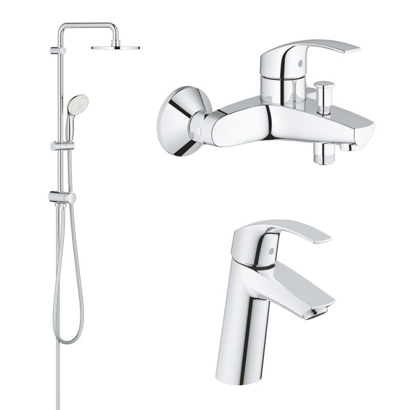 Набор смесителей Grohe Eurosmart 123389M Хром (81260)
