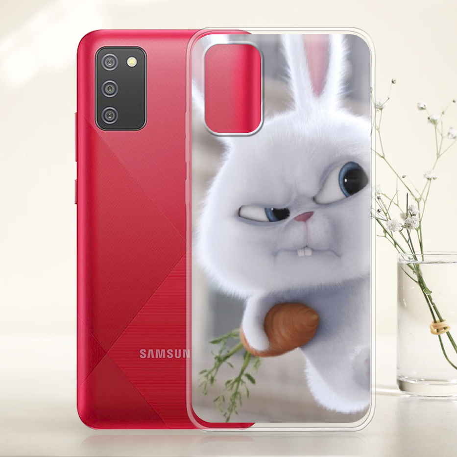 Чохол BoxFace Samsung A025 Galaxy A02S Rabbit Snowball Прозорий силікон (41511-up1116-41511) - фото 2