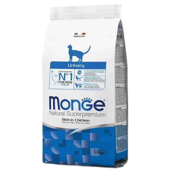 Корм для кошек сухой Monge Cat Urinary 1,5 кг (000025731)