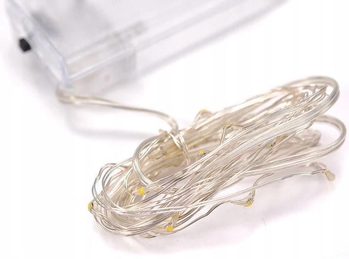 Гірлянда-нитка світлодіодна 2 м 20 LED живлення від двох батарейок (2104618699) - фото 4