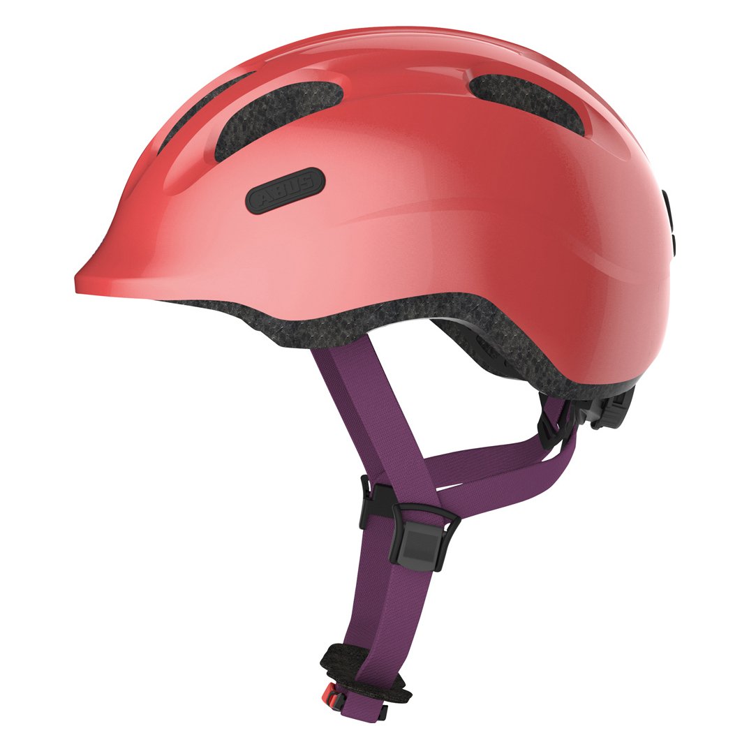 Велосипедний дитячий шолом ABUS SMILEY 2.1 S 45-50 Sparkling Peach