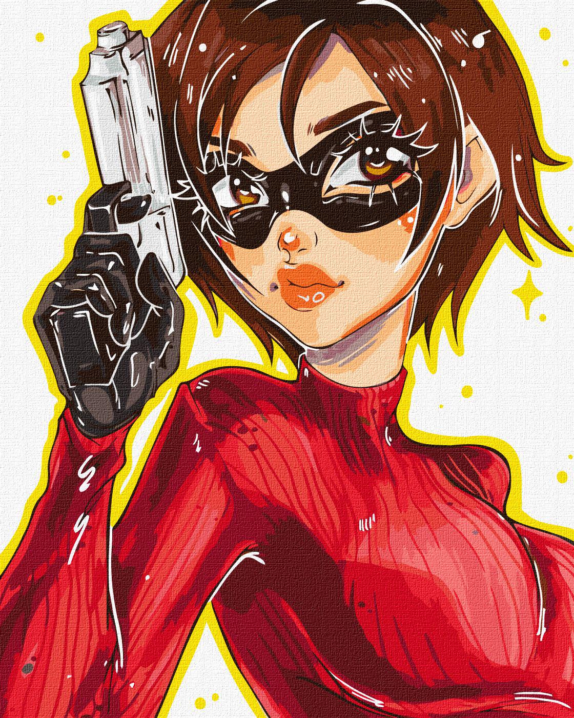 Картина по номерам Идейка Девушка-агент 40x50 см (Id-KHO2551)