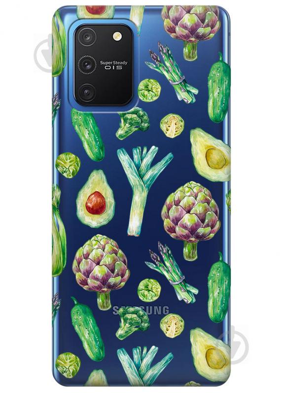 Прозрачный силиконовый чехол iSwag для Samsung Galaxy S10 Lite с рисунком - Полезная еда (KS3486) Прозрачный силиконовый чехол iSwag для Samsung Galaxy S10 Lite с рисунком - Полезная еда (KS3486)