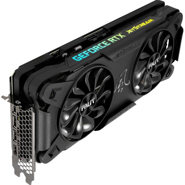 Відеокарта Palit GeForce RTX 3070 JetStream V1 (NE63070019P2-1040J/LHR) - фото 2