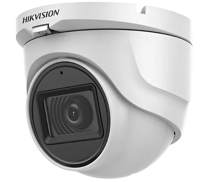 Камера відеоспостереження Hikvision DS-2CE76D0T-ITMFS з мікрофоном Білий (99-00001713)