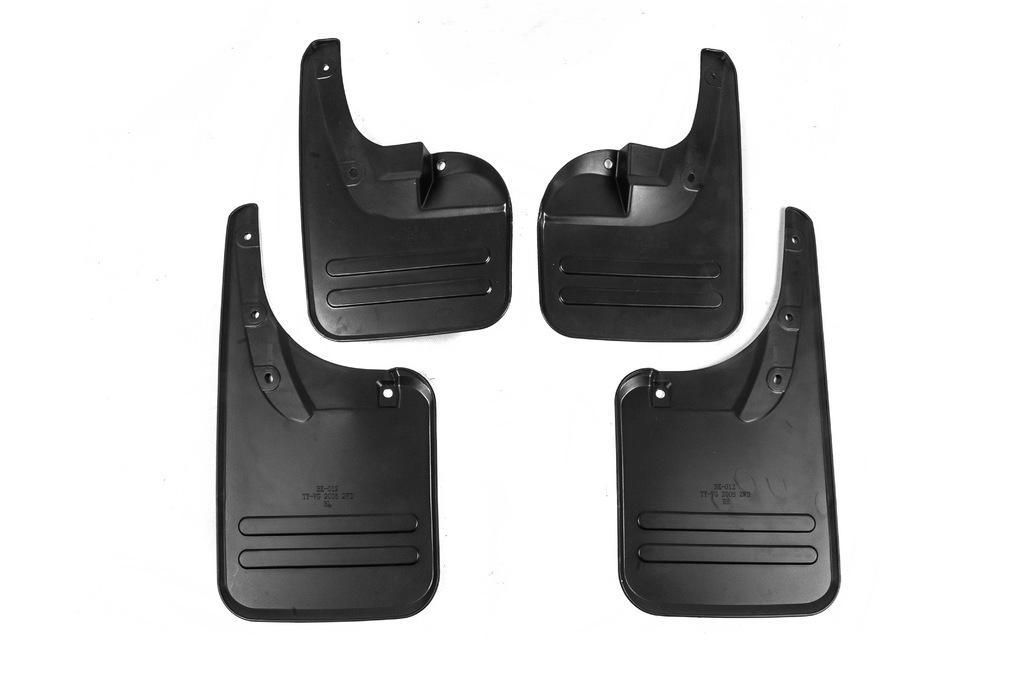 Брызговики Dongmart Premium для Toyota Hilux 2006-2015 гг. резинопластик 4 шт. Черный (137914) - фото 3