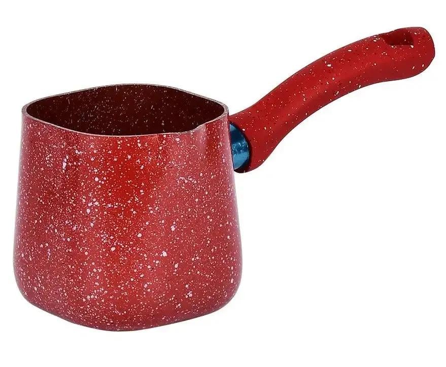 Турка 650 мл з антипригарним покриттям алюмінієва з бакелітовою ручкою Red (30845)