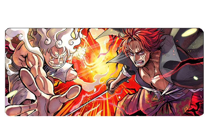 Коврик для мышки с Аниме принтом One piece Монки Д. Луффи 800х300х3 мм (0125)