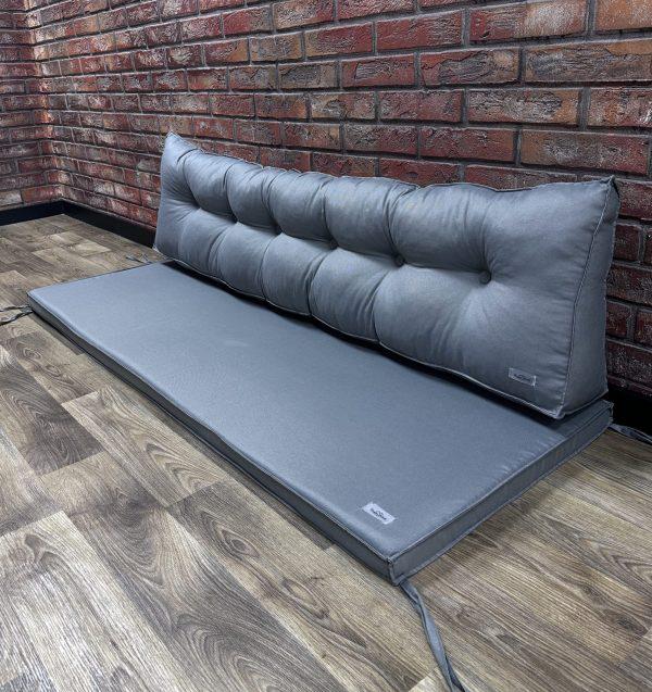 Комплект матрасов Comfort Home на поддоны/качели/каркасы/садовую мебель 160х60х40х8 см Grey