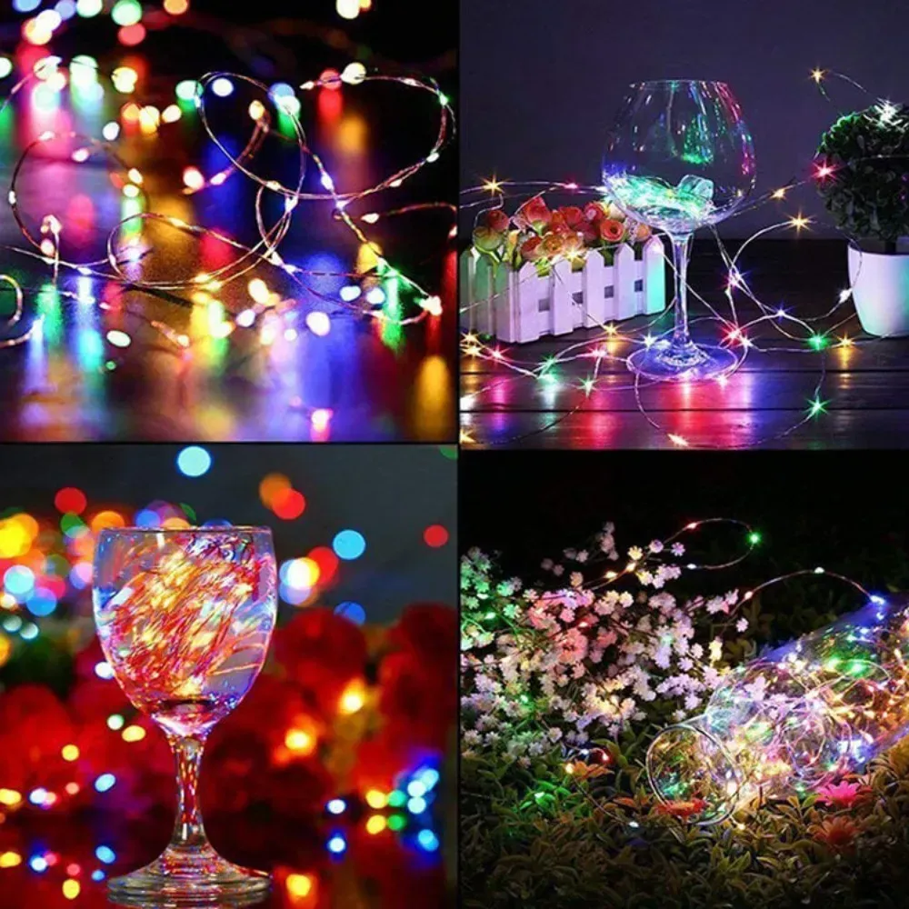 Гирлянда музыкальная Роса от USB 10 м 100 LED Разноцветный (234574871) - фото 4