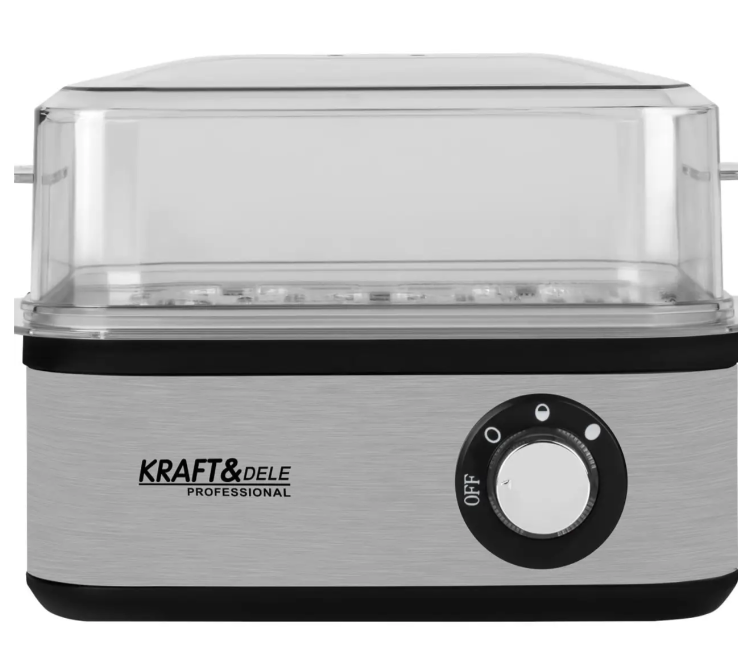 Яйцеварка електрична Kraft&Dele KD4118 500 Вт на 8 яєць Сріблястий (29599621) - фото 5 Яйцеварка електрична Kraft&Dele KD4118 500 Вт на 8 яєць Сріблястий (29599621) - фото 5