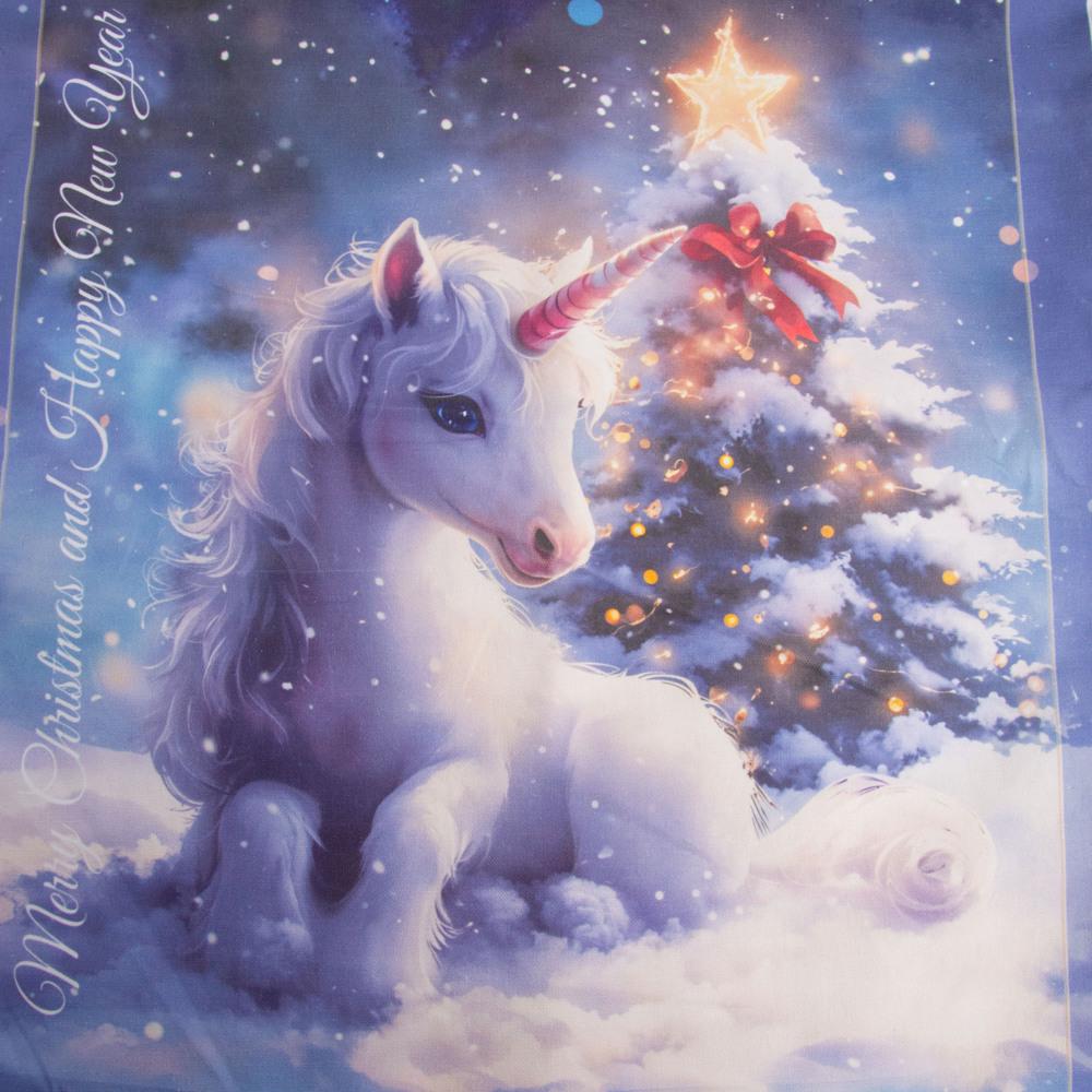 Тканина декоративна скатертна бавовна різдвяний принт 230 гр/м2 150 см (27031) - фото 2