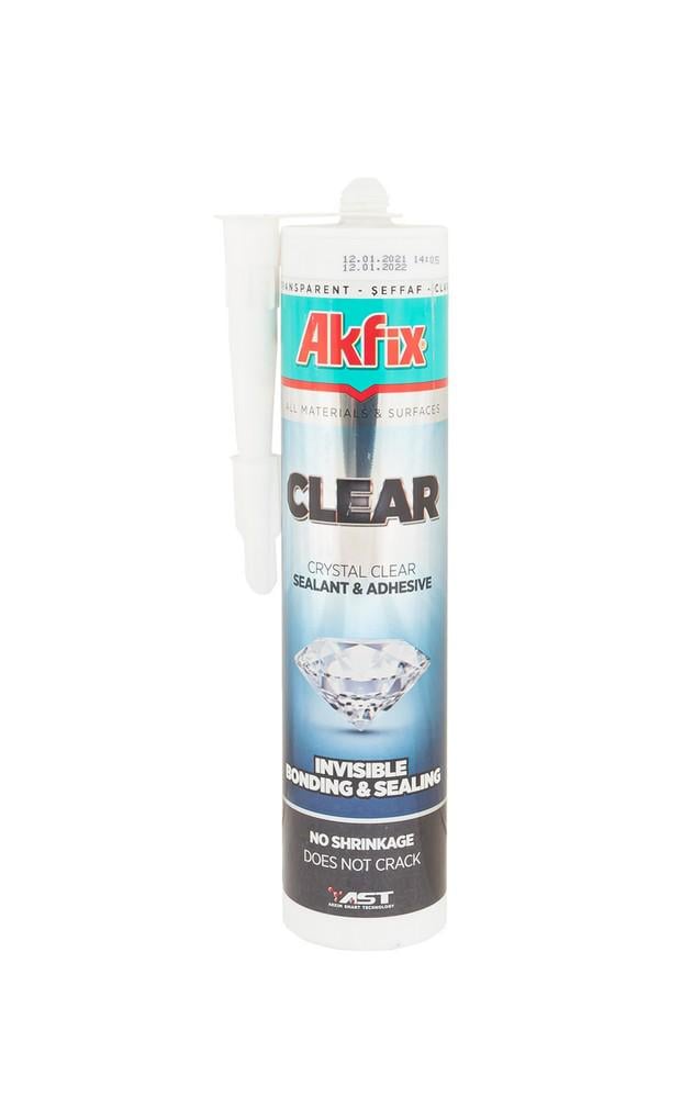 Клей-герметик Akfix GM MS Polimer All Bond Clear 290 мл/380 г Прозорий (AMS00)