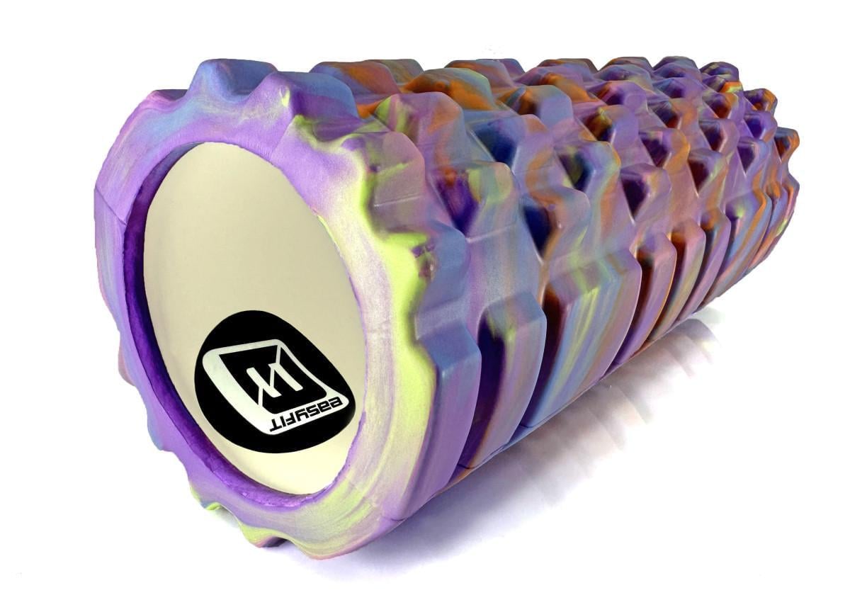 Массажный ролик EasyFit Grid Roller 33 см v.1.1 Multi Фиолетовый (EF-2021-V)