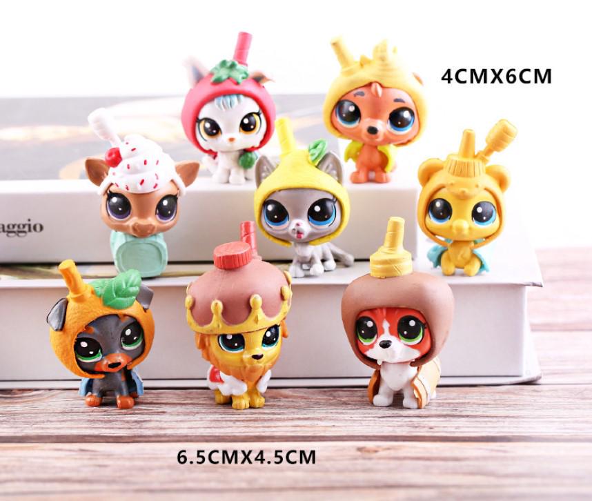 Фигурка Littlest Pet Shop 8 шт. 6 см (10198468) - фото 2