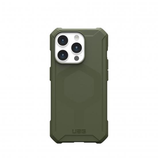 Чехол-бампер для телефона UAG Essential Armor Magsafe для Apple iPhone 15 Pro Оливковый (114276117272)